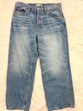 RE-DONE Light Blue Straight-Leg Jeans